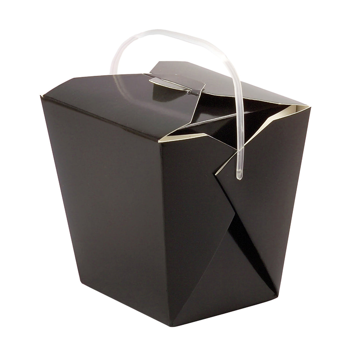 Boxes, Take Out, 1.25 x 3.5 x 4 Inch, Paper, Black, with Handle, 26 Ounce,9 - 50 COUNT
