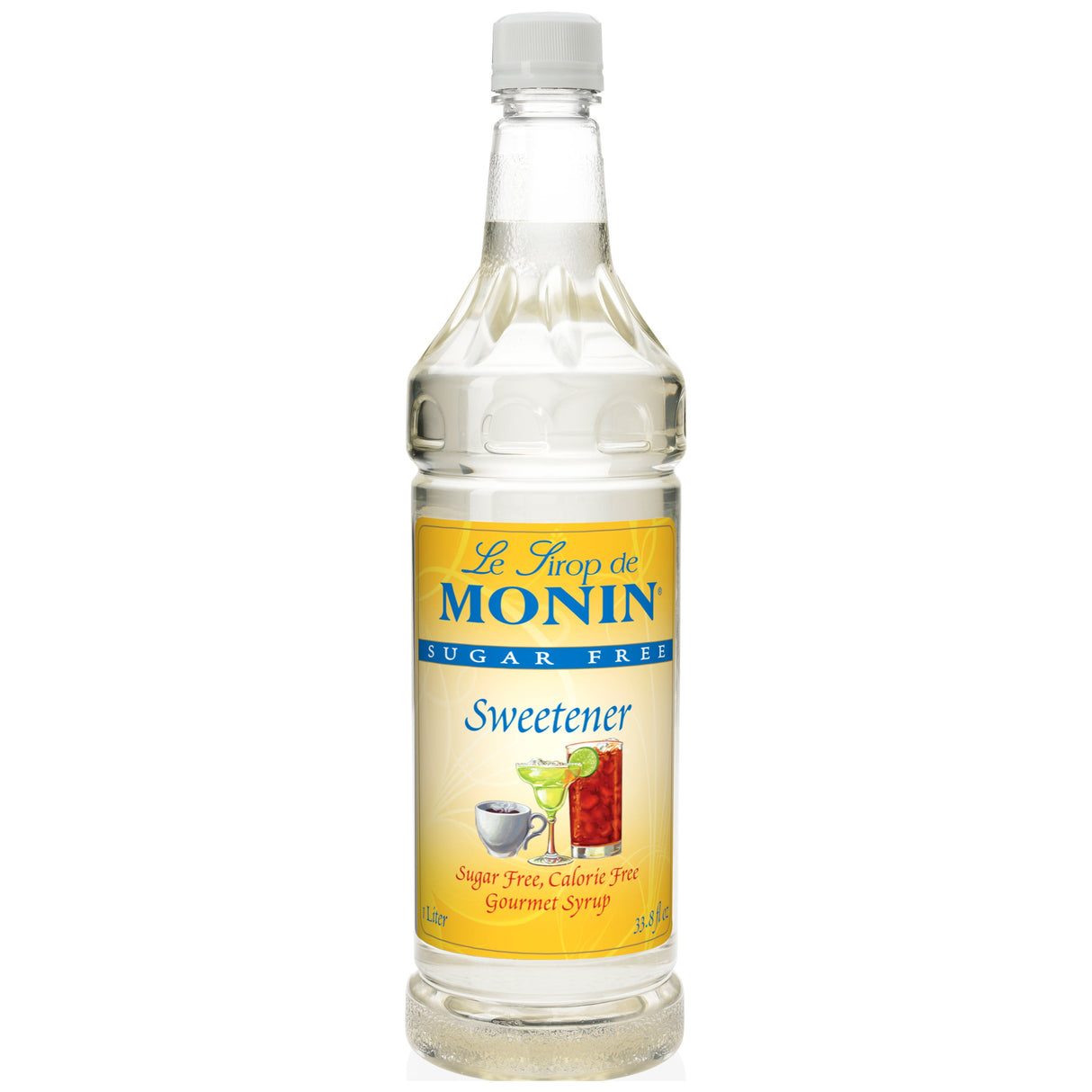 Beverage Syrup, Sweetener, Sugar-Free, Plastic,4 - 1 LITER