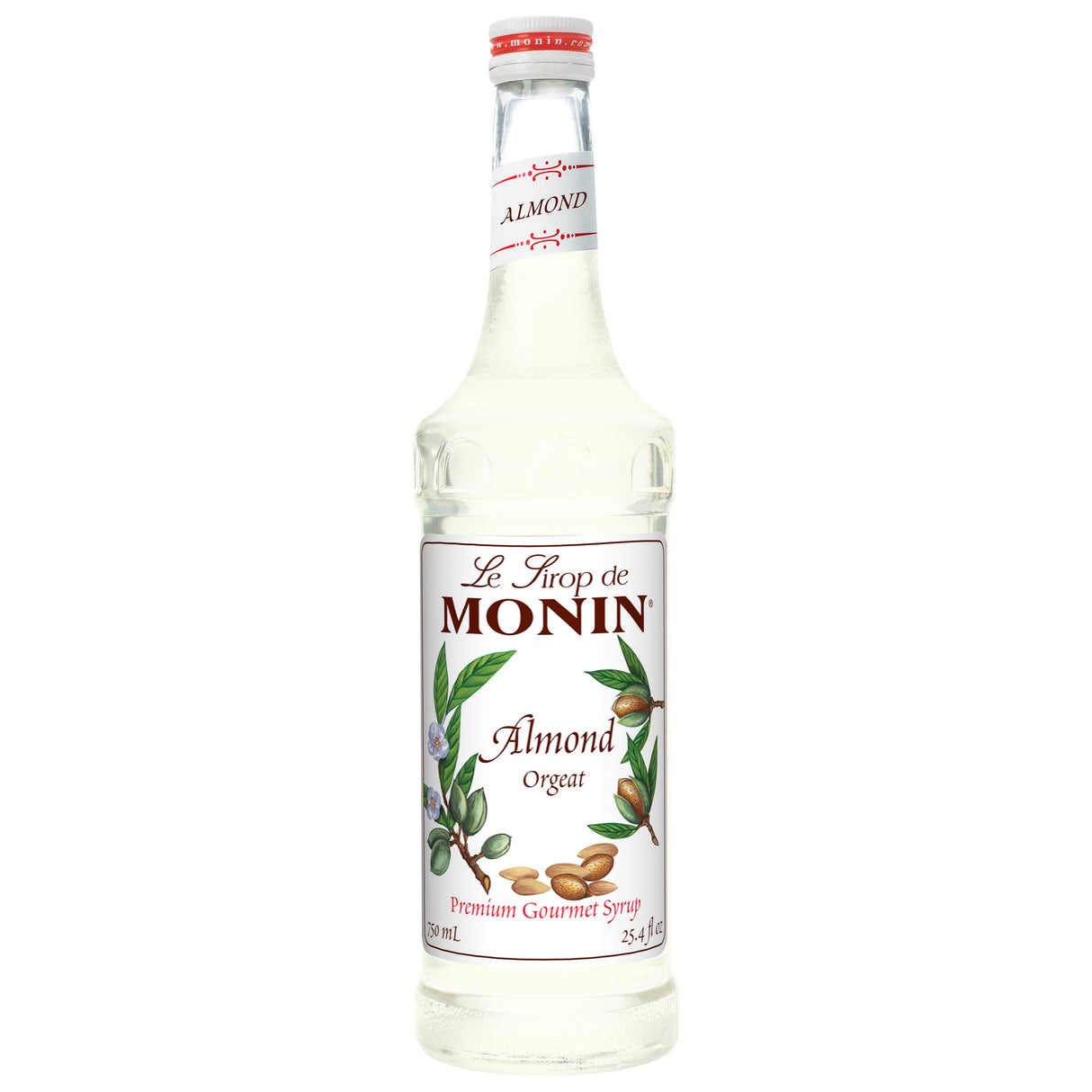Beverage Syrup, Almond, Glass,12 - 750 ML