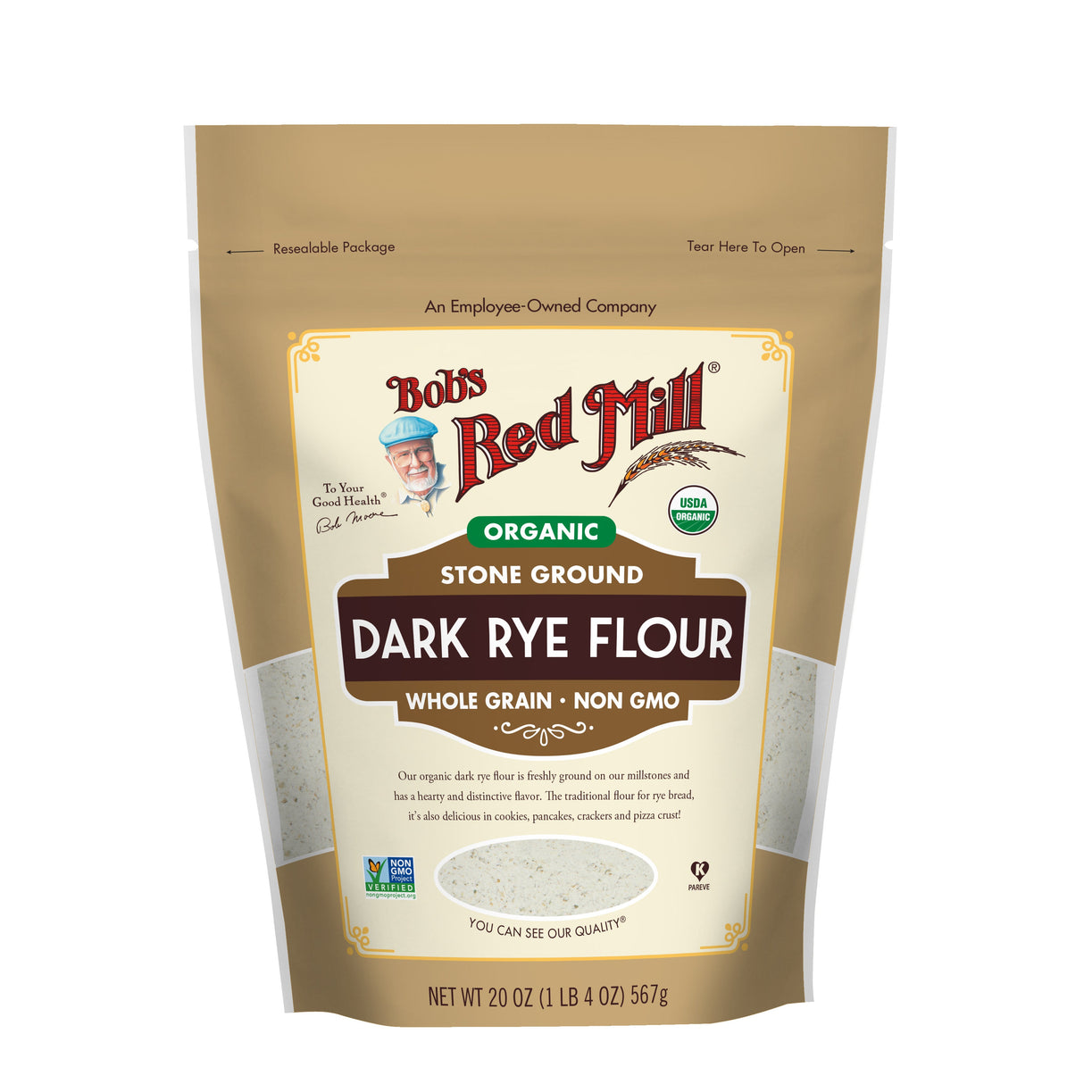 Flour, Dark Rye,4 - 20 OUNCE