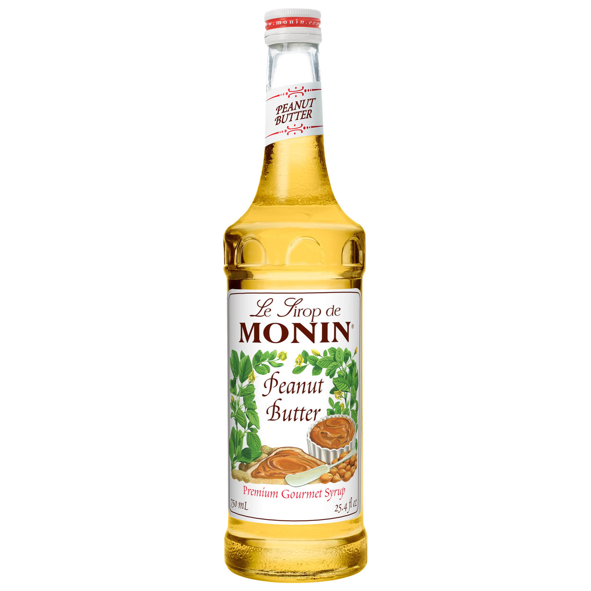 Beverage Syrup, Peanut Butter, Glass,12 - 750 ML