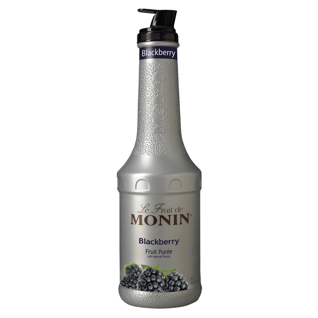 Beverage Syrup, Puree Blackberry, Plastic,4 - 1 LITER