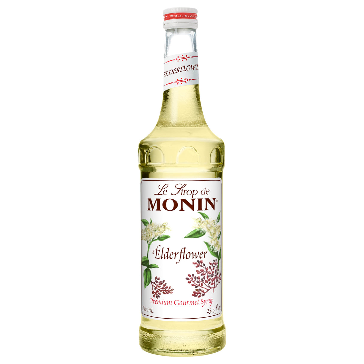 Beverage Syrup, Elderflower, Glass,12 - 750 ML