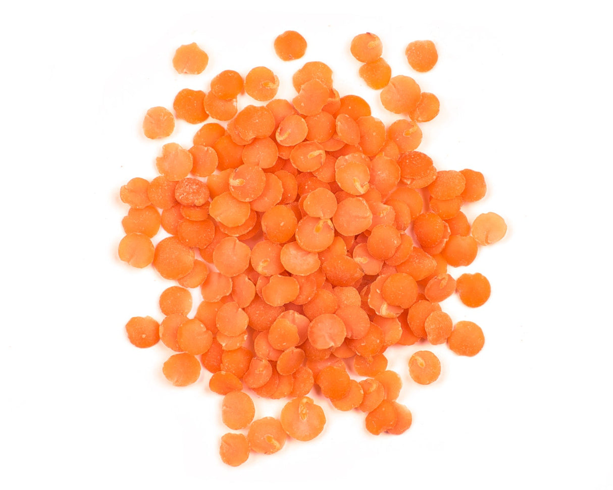 Lentils, Crimson, Split, Petite, Dry-Packed,1 - 25 POUND