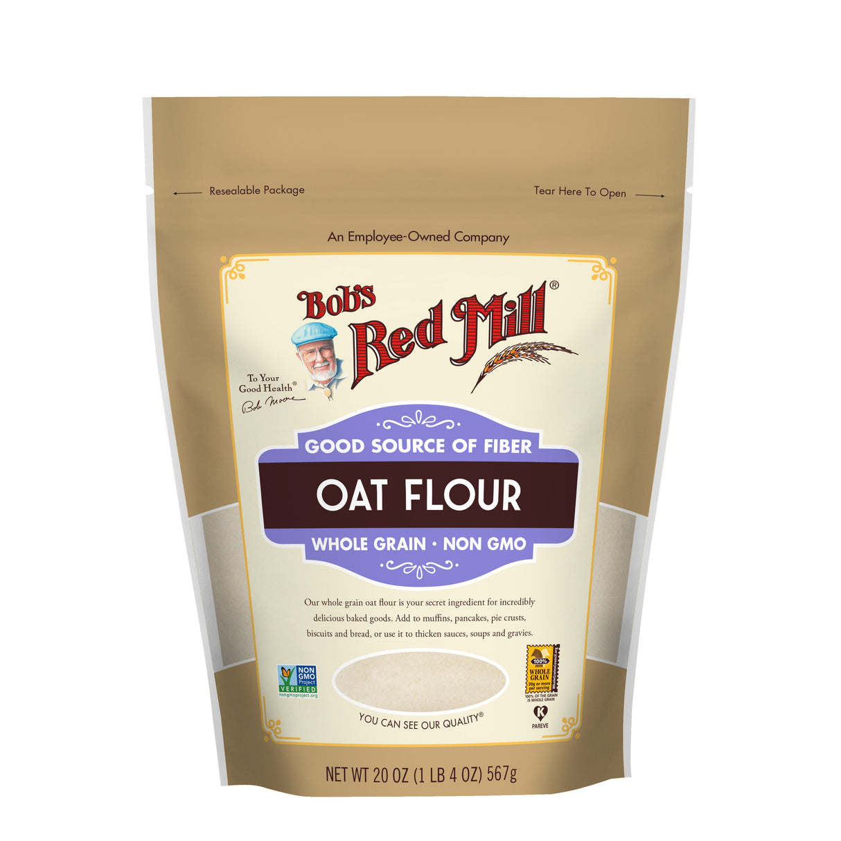 Flour, Oat,4 - 20 OUNCE