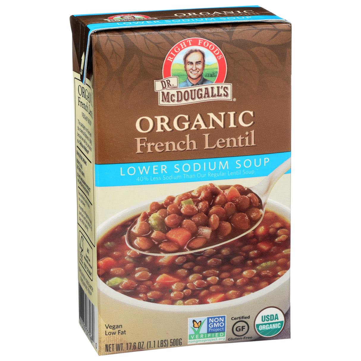 Soup, French Lentil, Lower Sodium,6 - 17.6 OUNCE