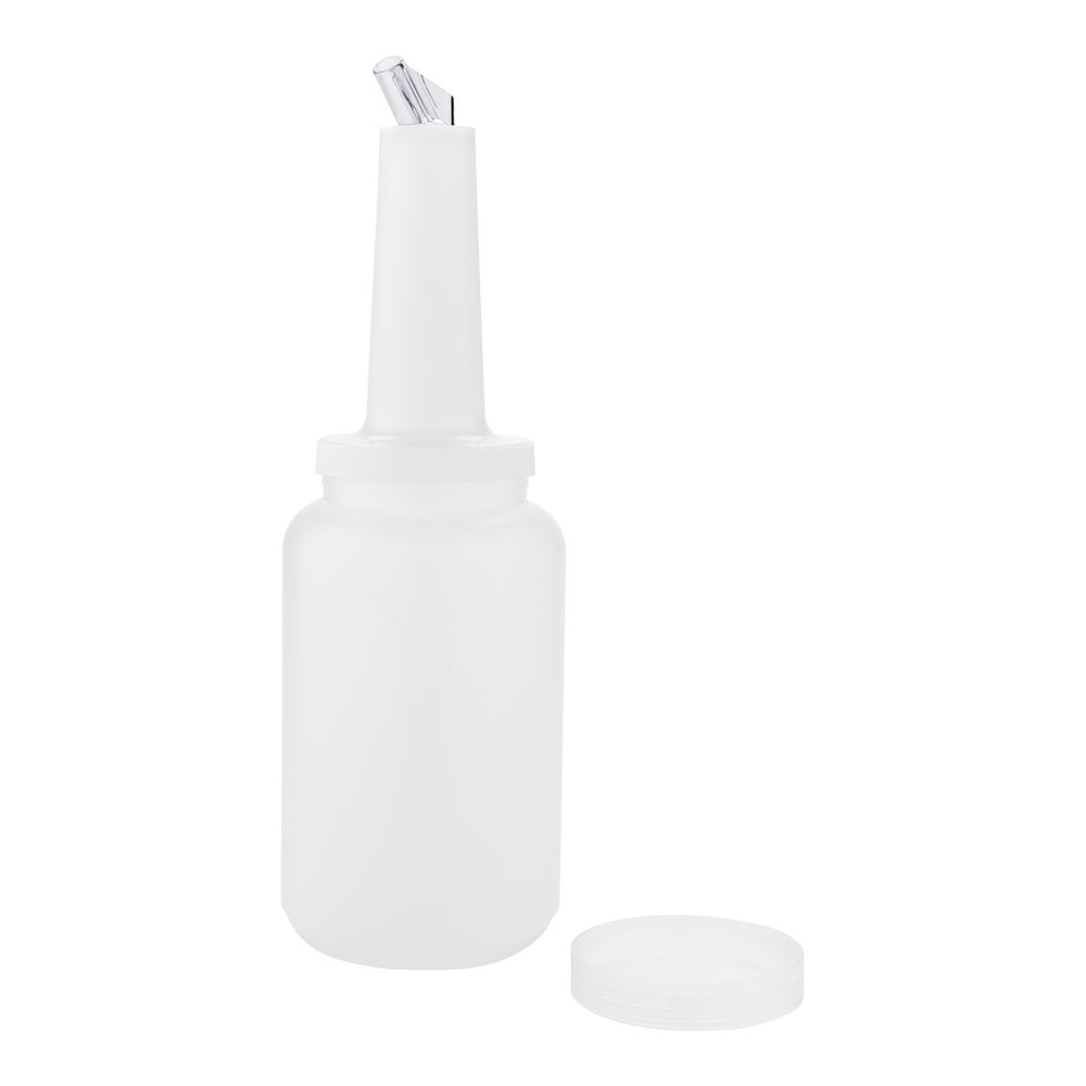 Bottle, Pour, 2.5 Quart, Translucent Plastic, with Clear Spout & Lid, 2.5 Quart,1 - 1 EACH