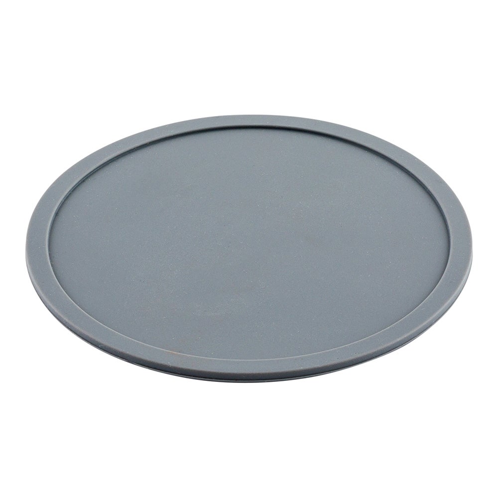 Coasters, Non-Slip, 4 x 4 x 0.25 Inch, Gray, Silicone,1 - 6 COUNT