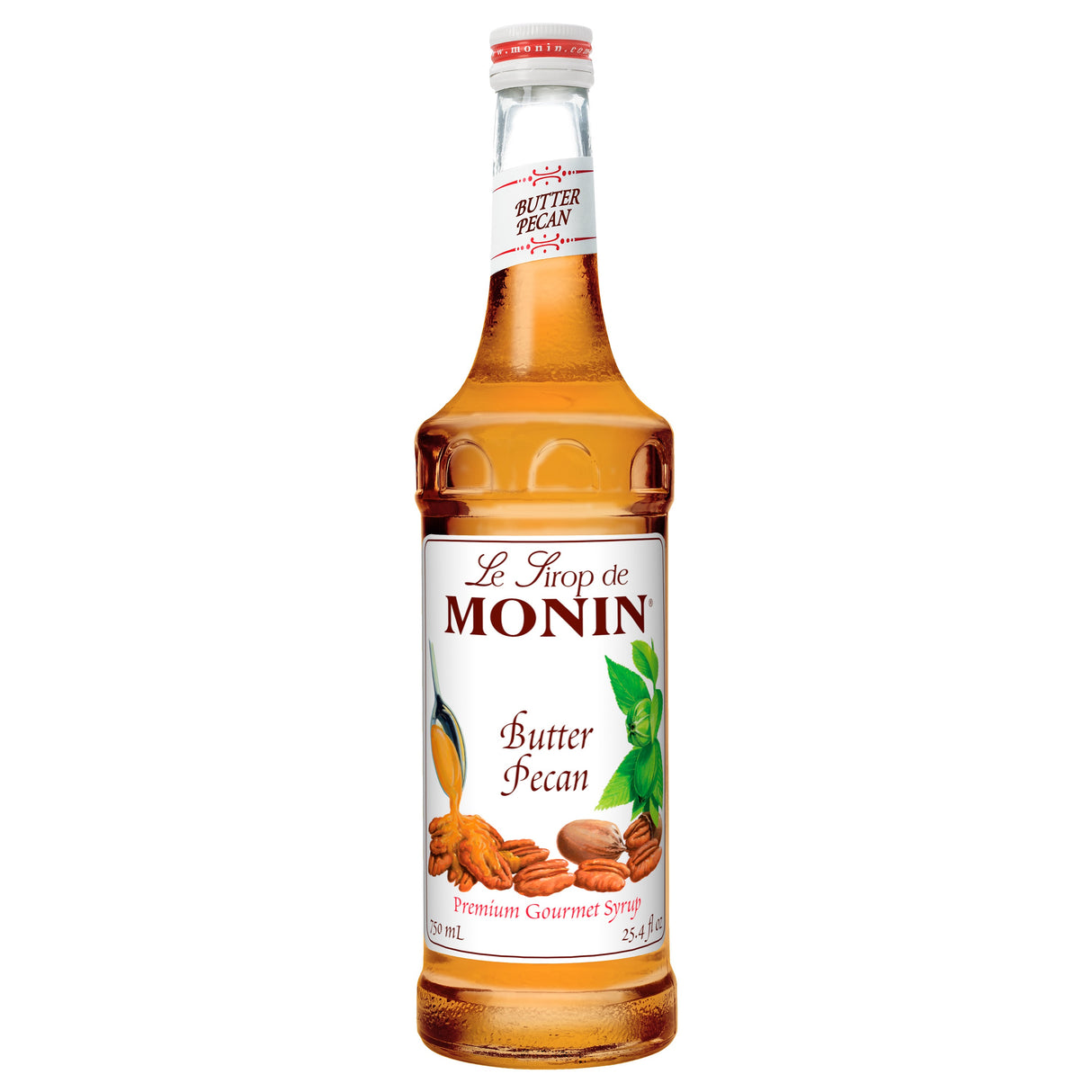 Beverage Syrup, Butter Pecan, Glass,12 - 750 ML
