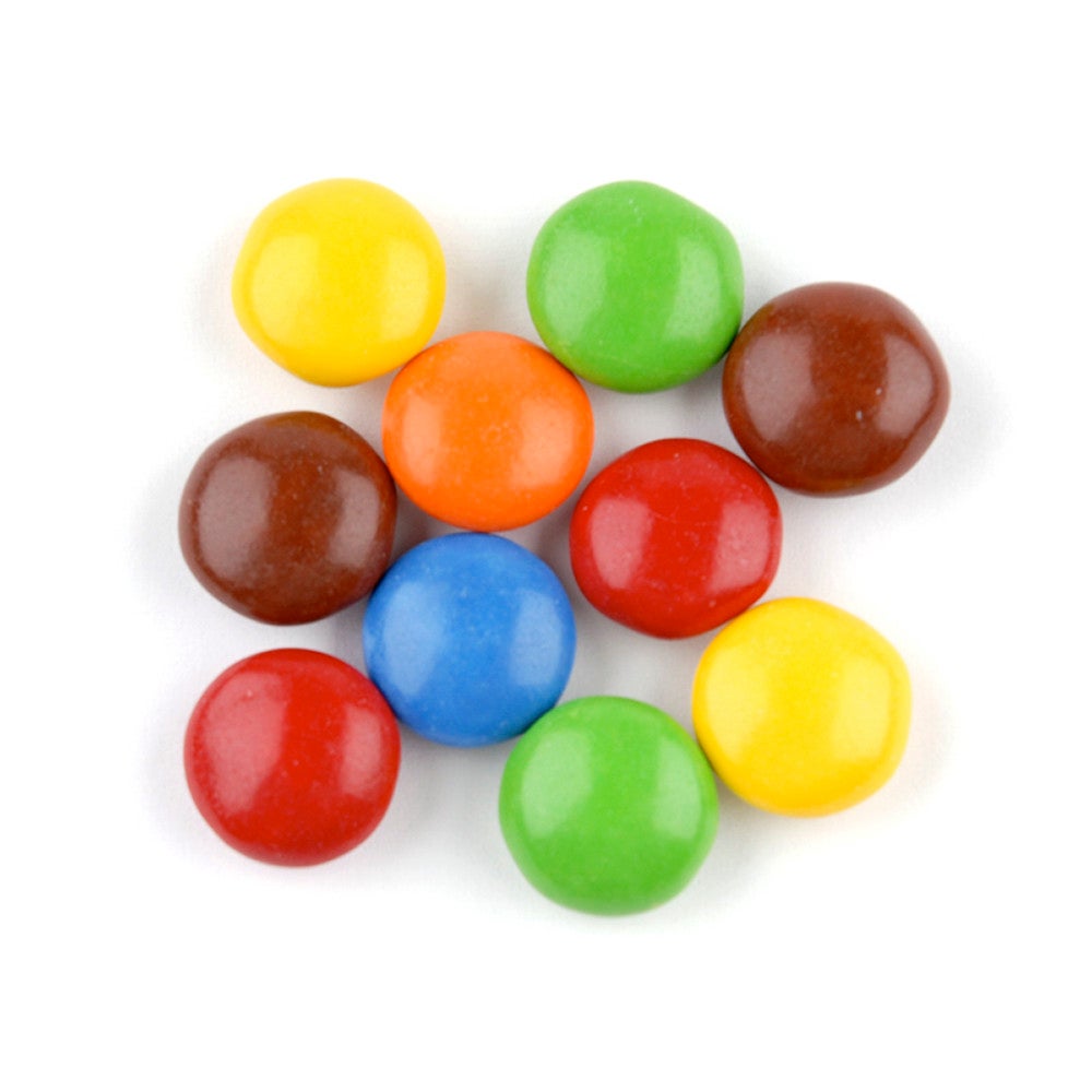 Candy, Milk Chocolate Gem, Rainbow Candy Coated,1 - 6 POUND