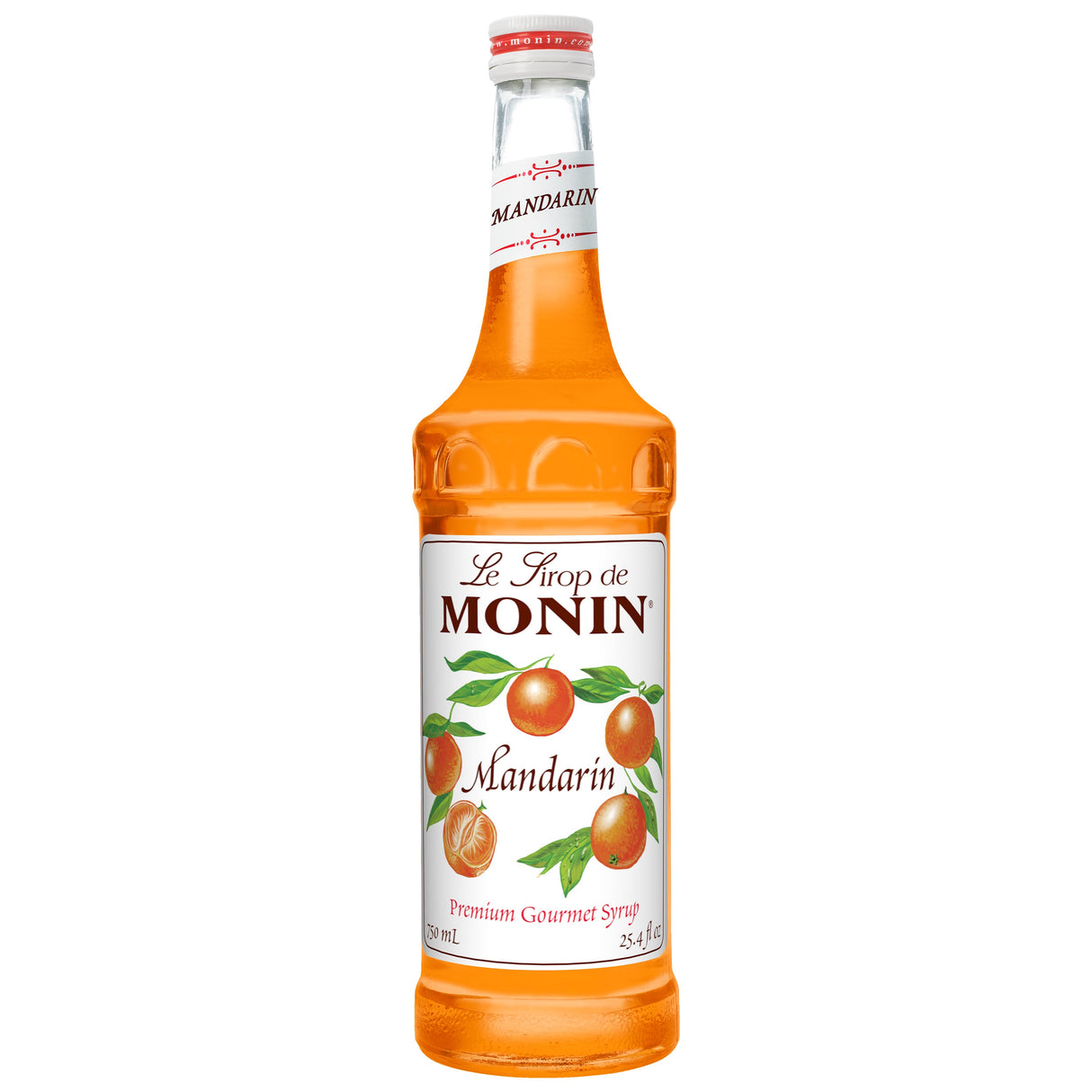 Beverage Syrup, Mandarin, Glass,12 - 750 ML