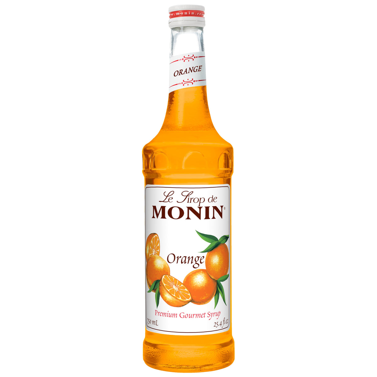 Beverage Syrup, Orange, Glass,12 - 750 ML