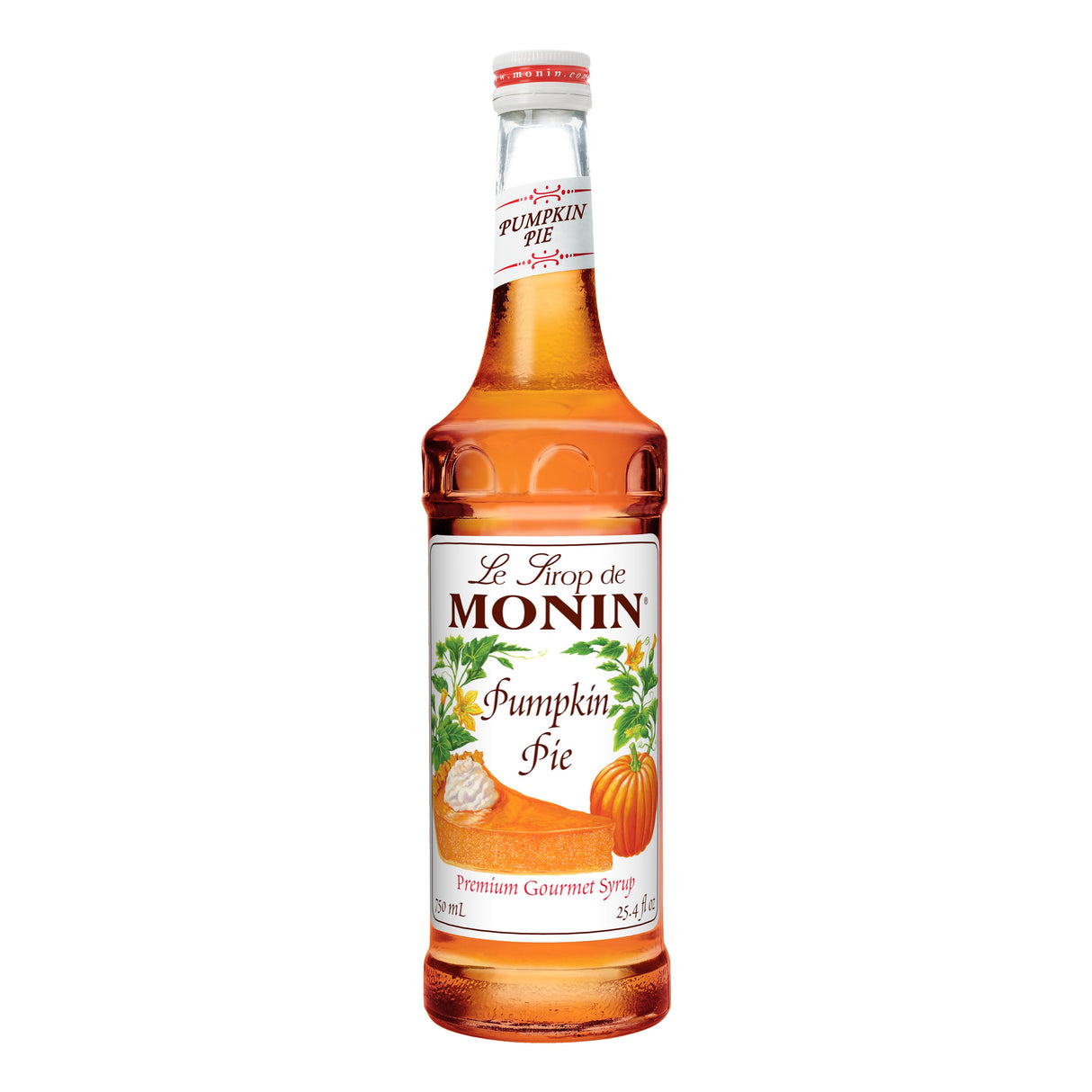 Beverage Syrup, Pumpkin Pie, Glass,12 - 750 ML