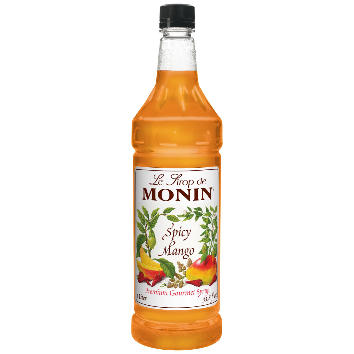 Beverage Syrup, Spicy Mango, Plastic,4 - 1 LITER