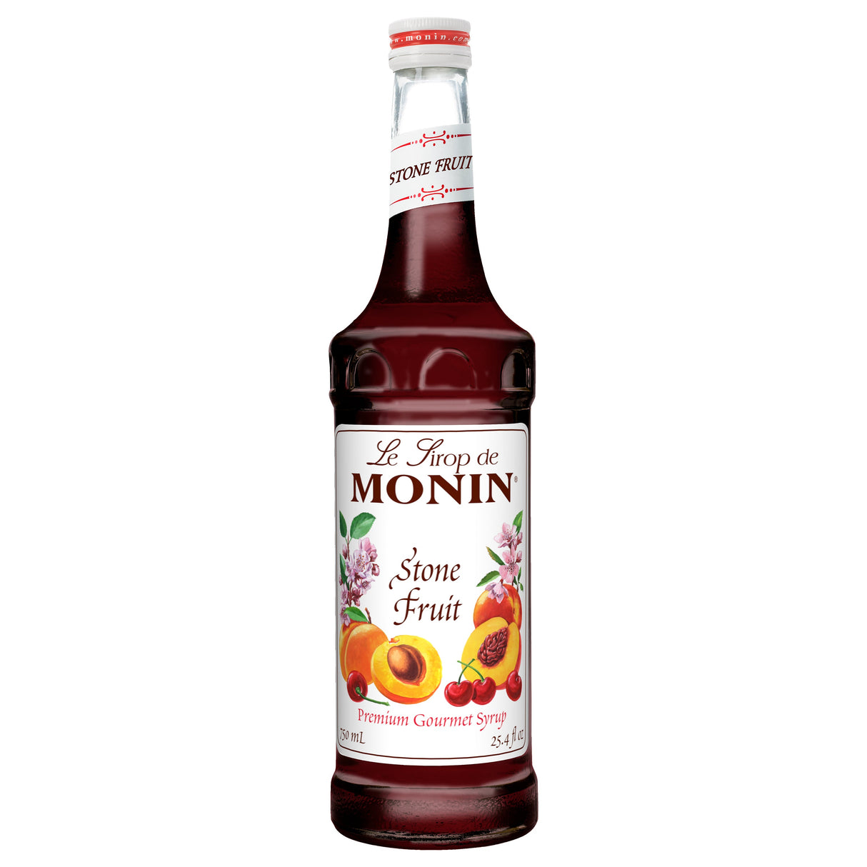 Beverage Syrup, Stone Fruit, Glass,12 - 750 ML