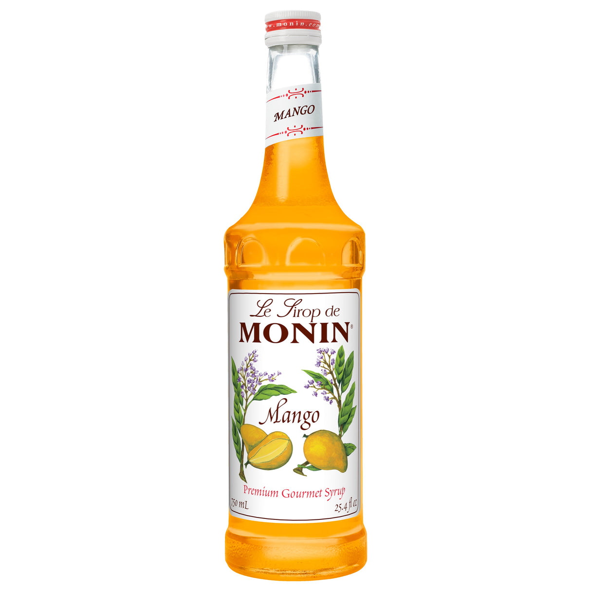 Beverage Syrup, Mango, Glass,12 - 750 ML