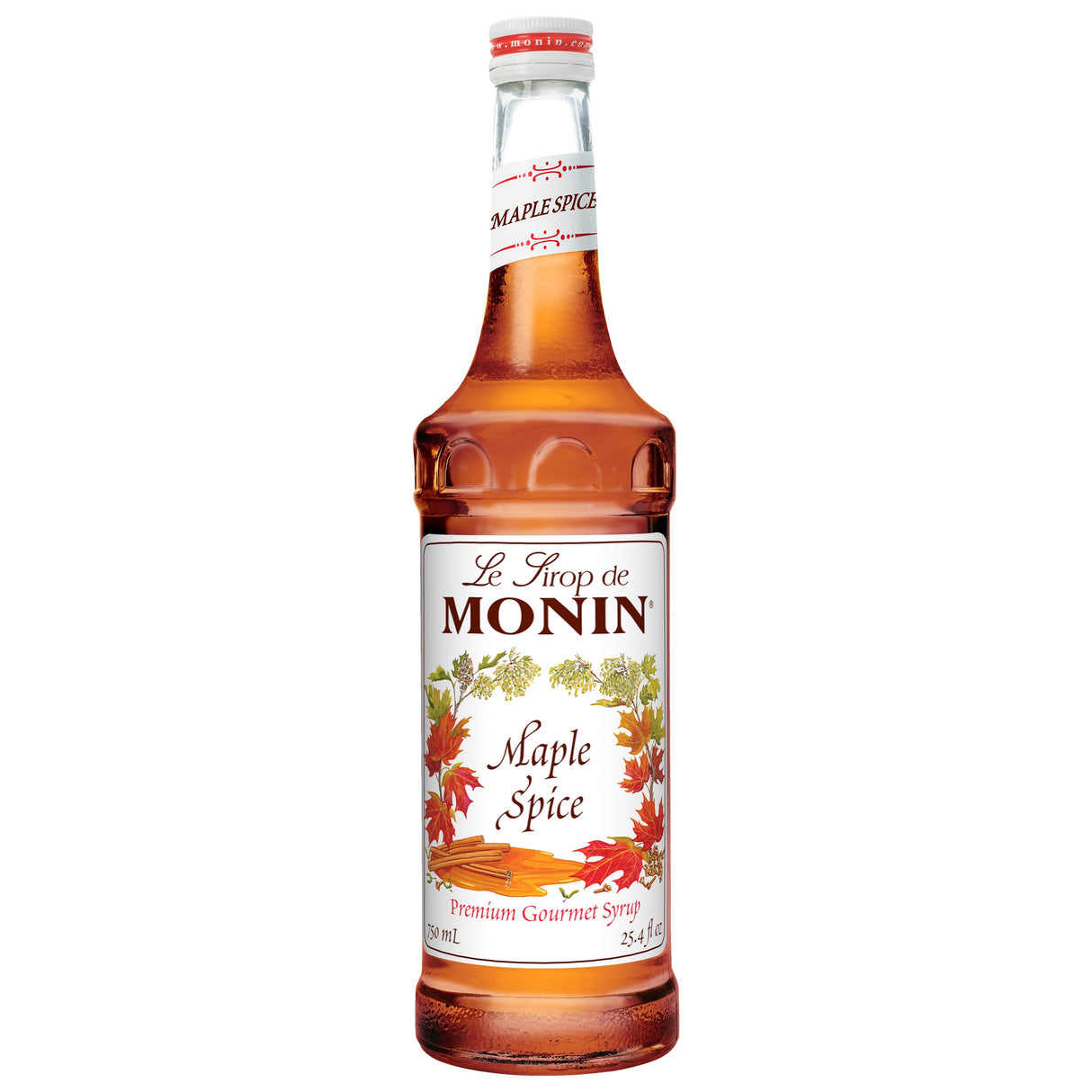 Beverage Syrup, Maple Spice, Glass,12 - 750 ML