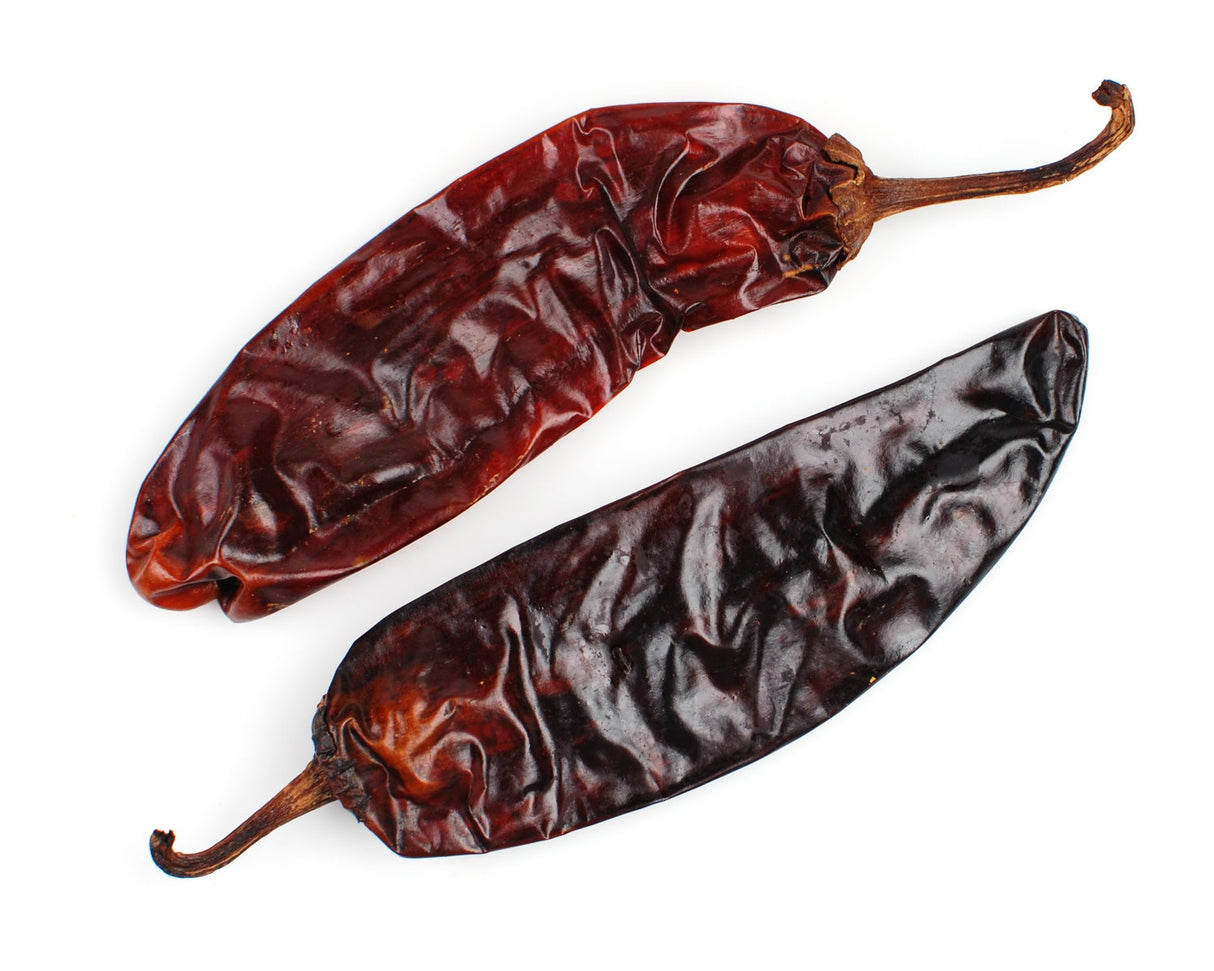 Peppers, New Mexico Chile, Whole, Red, Dried,1 - 5 POUND