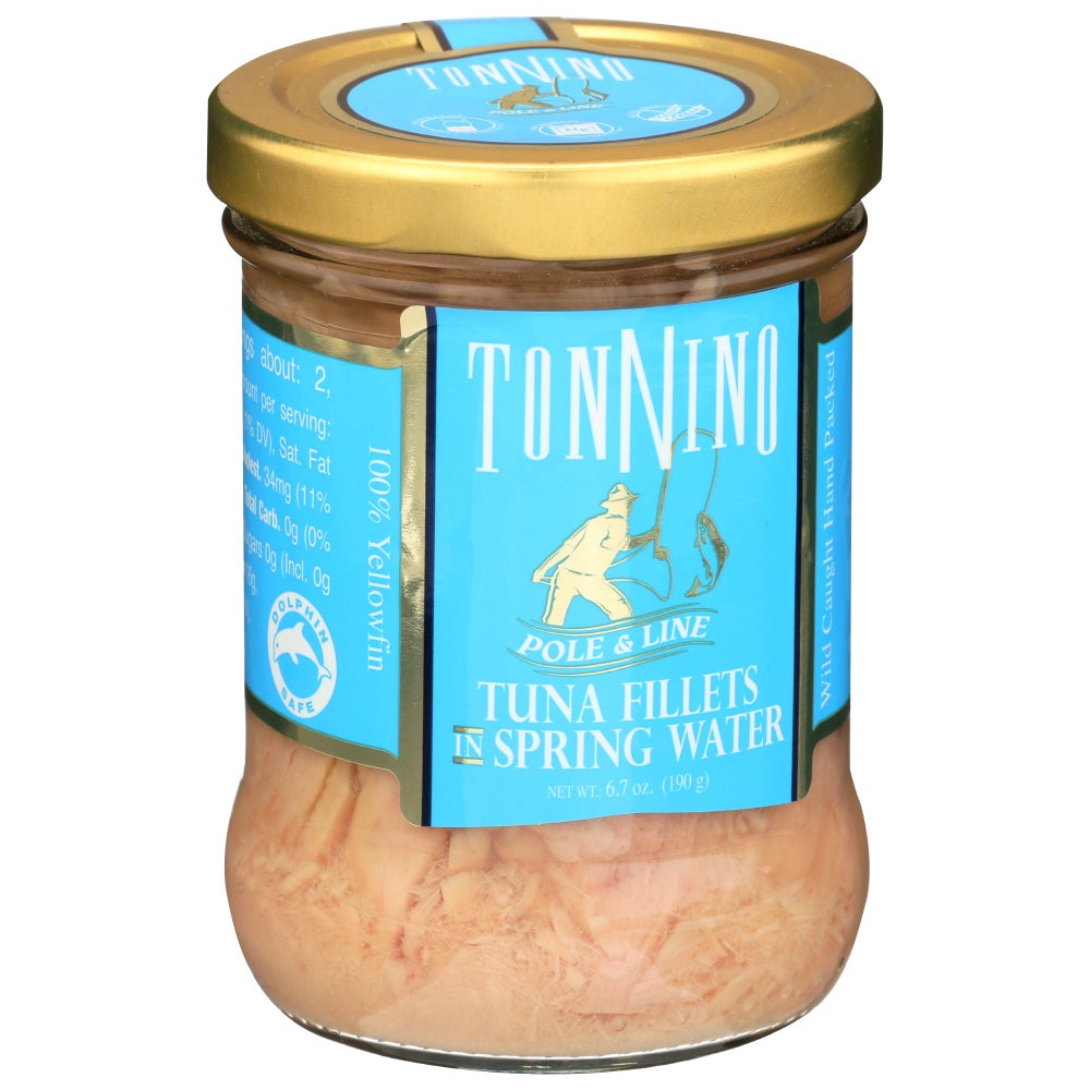 Tuna, Yellowfin, Fillets, In Spring Water,6 - 6.7 OUNCE