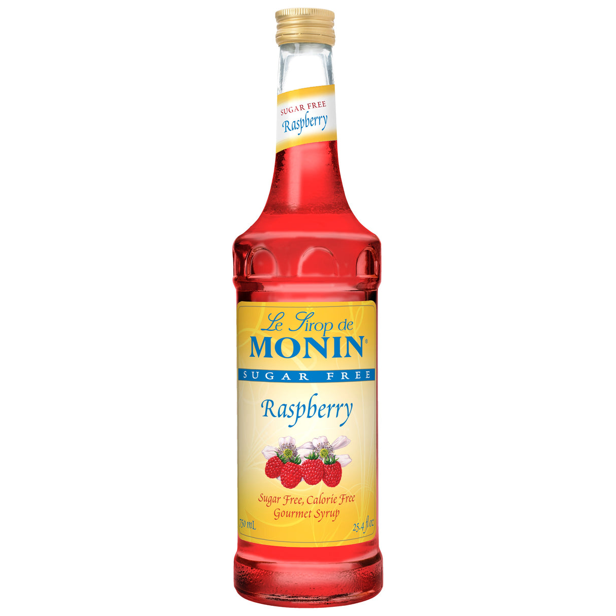 Beverage Syrup, Raspberry, Sugar-Free, Glass,12 - 750 ML