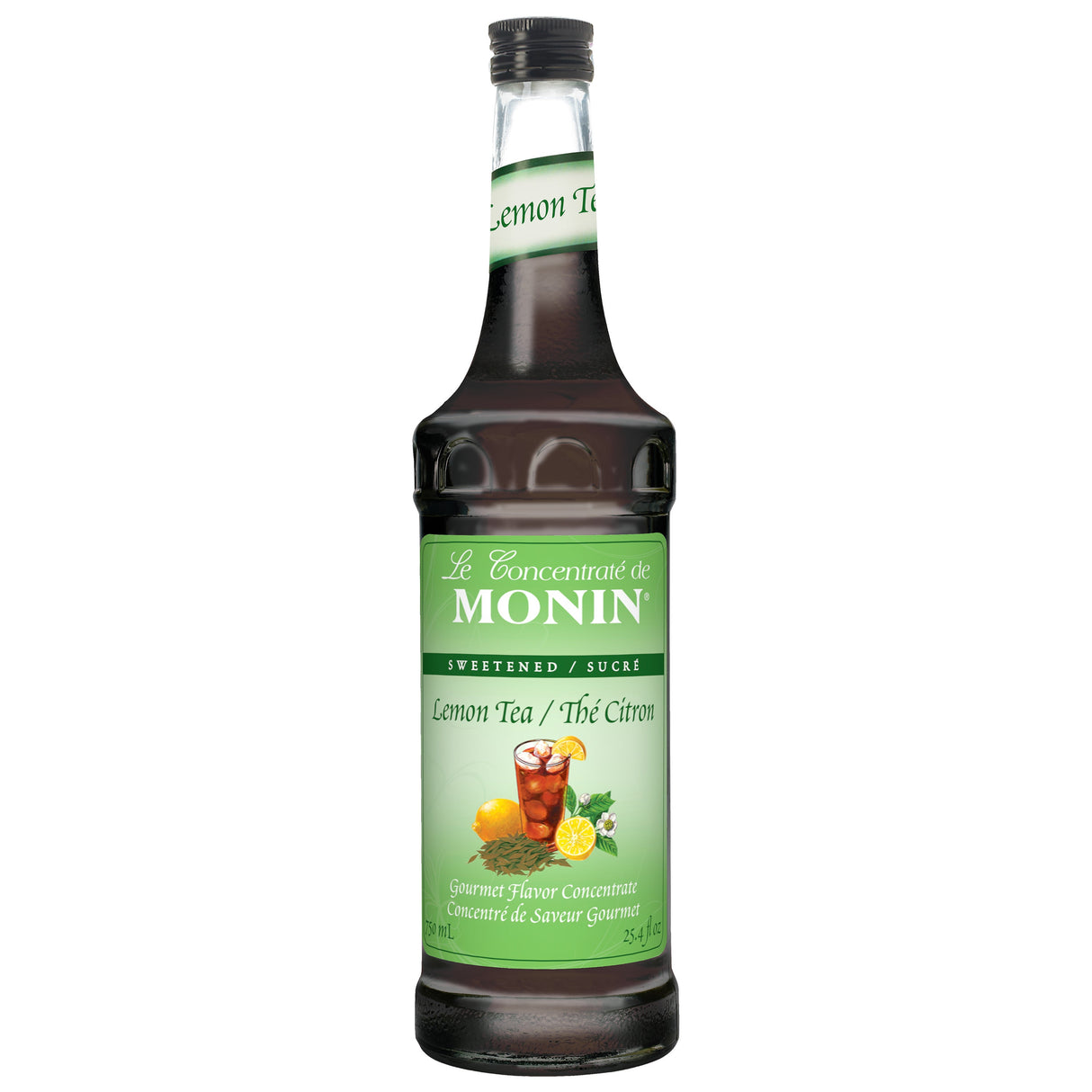Beverage Syrup, Lemon Tea, Glass,12 - 750 ML