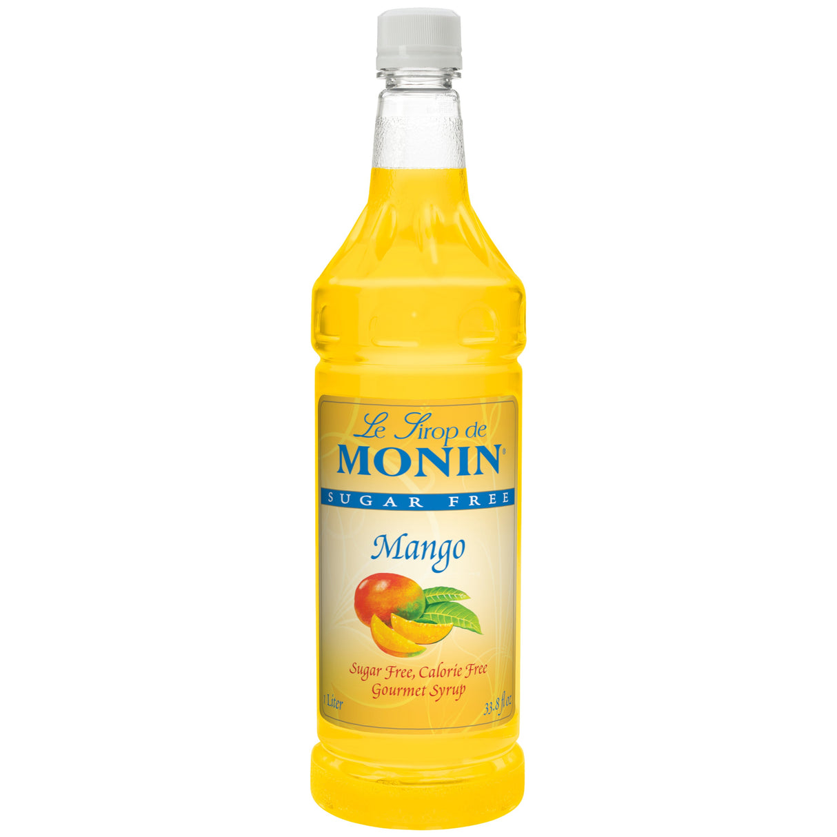 Beverage Syrup, Mango, Sugar-Free, Plastic,4 - 1 LITER