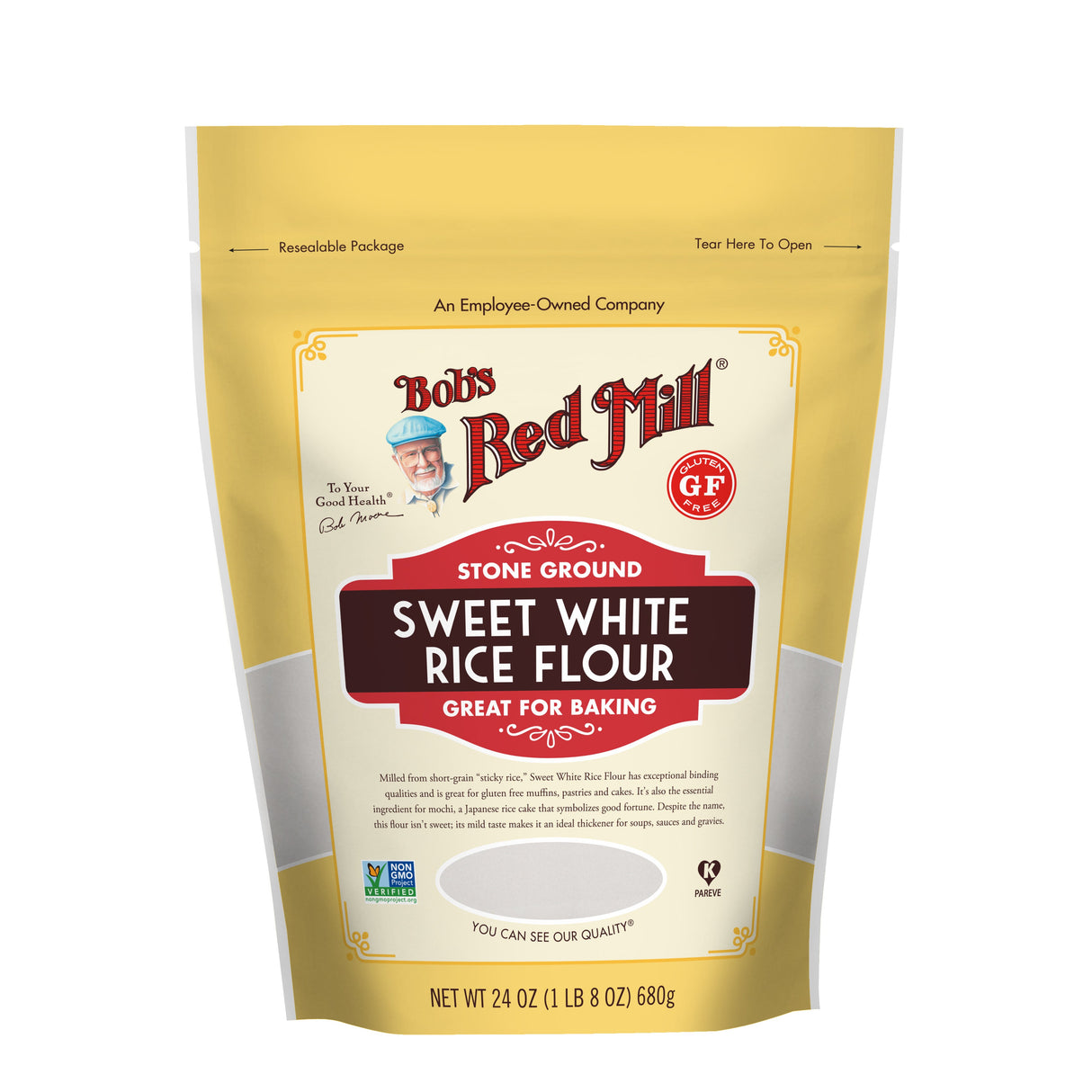 Flour, White Rice, Sweet,4 - 24 OUNCE