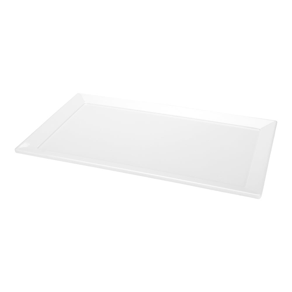 Tray, Serving, Voga, 25.5 x 17.34 x 1 Inch, White, Melamine, Rectangular,1 - 1 EACH