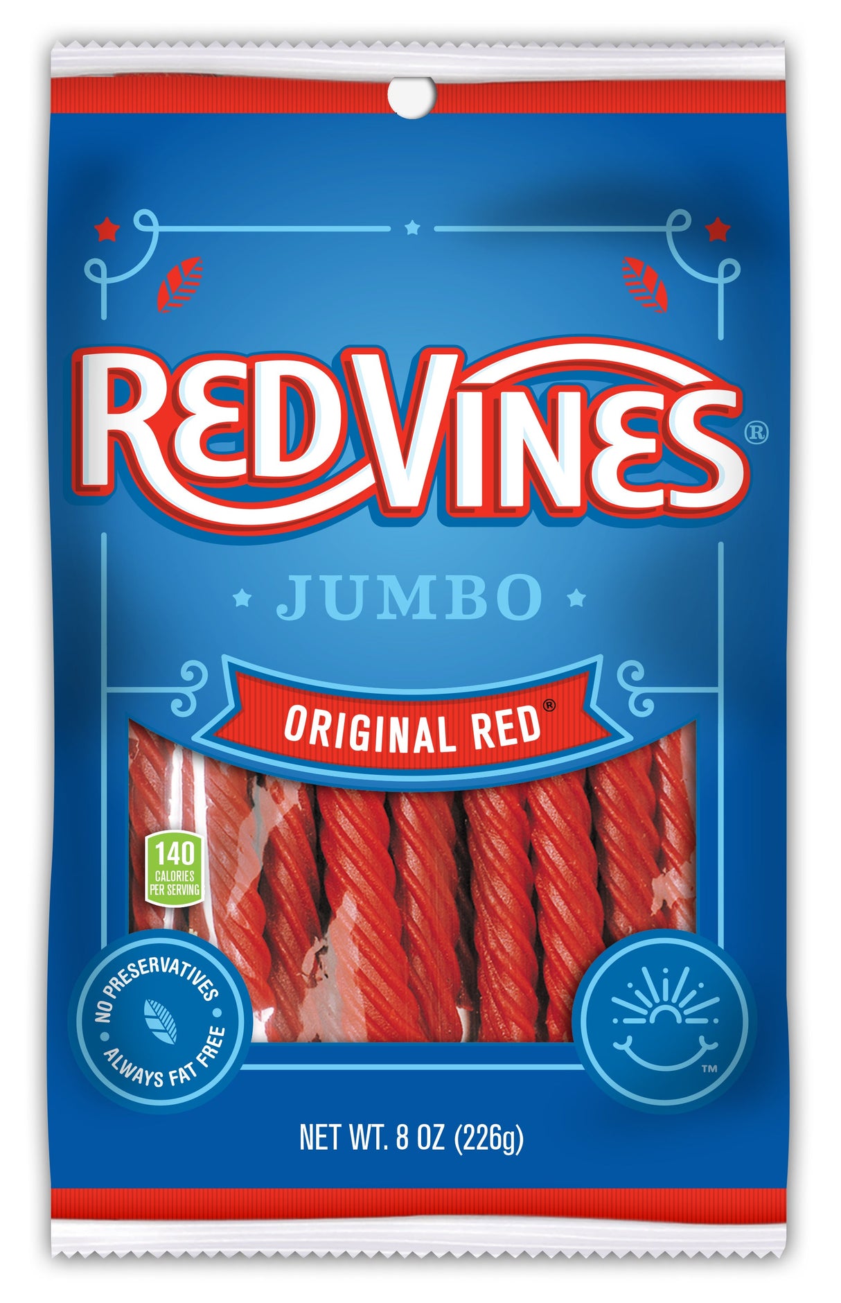 Candy, Jumbo Twists, Original Red,12 - 8 OUNCE