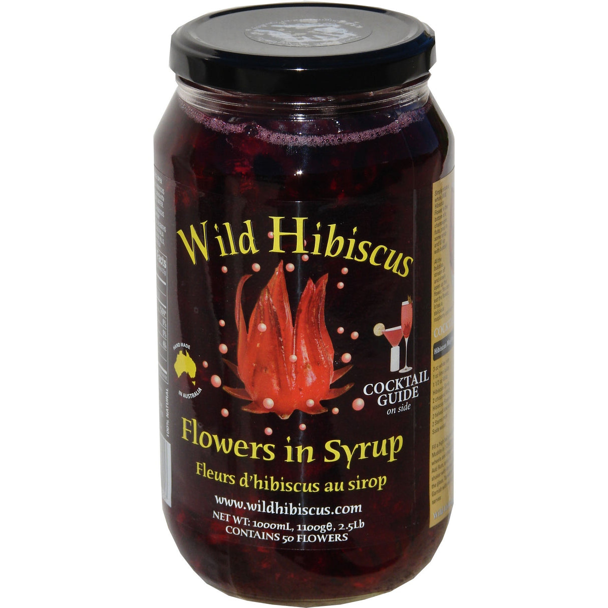 Flowers, Hibiscus, Whole, In Syrup,4 - 2.5 POUND
