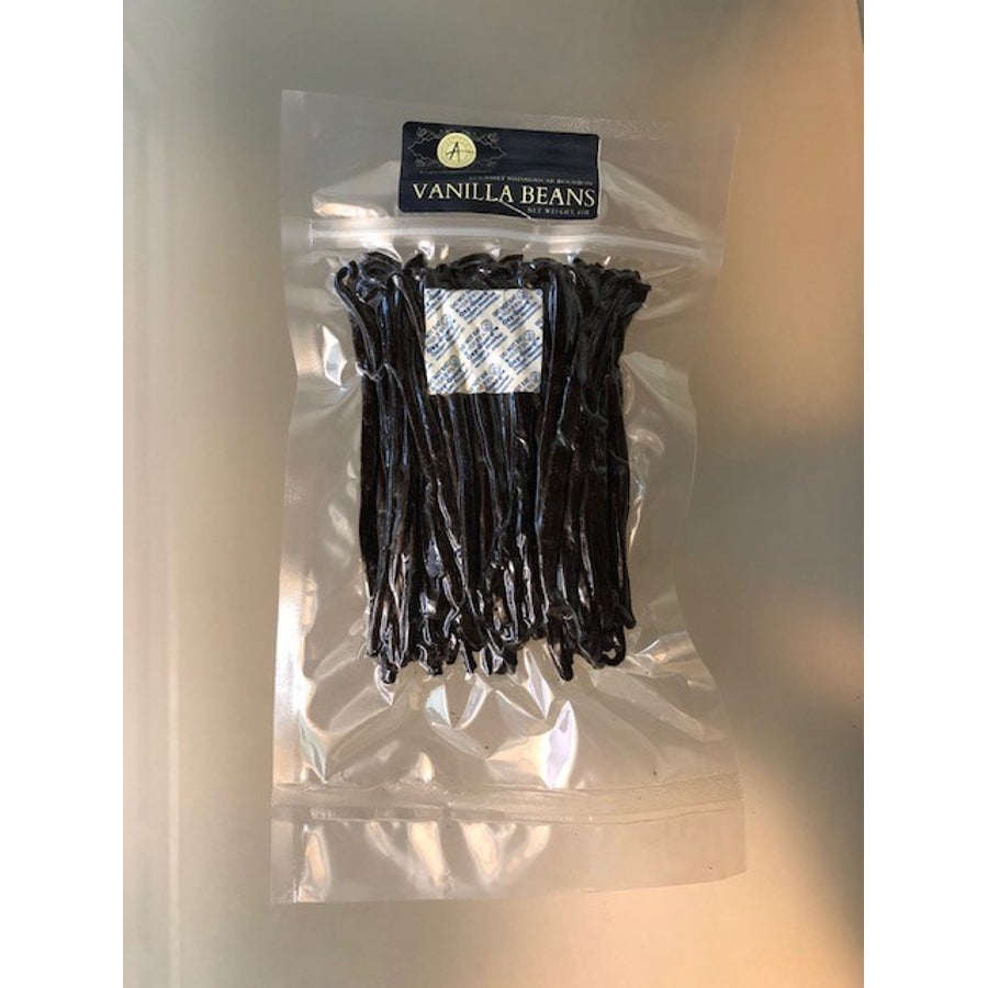 Vanilla Beans, Madagascar, Whole, Bourbon,1 - 8 OUNCE