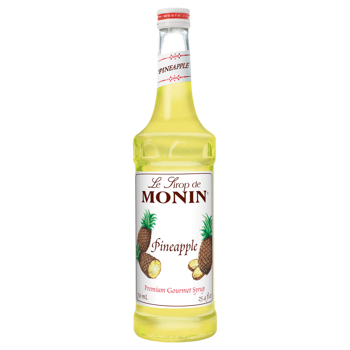 Beverage Syrup, Pineapple, Glass,12 - 750 ML