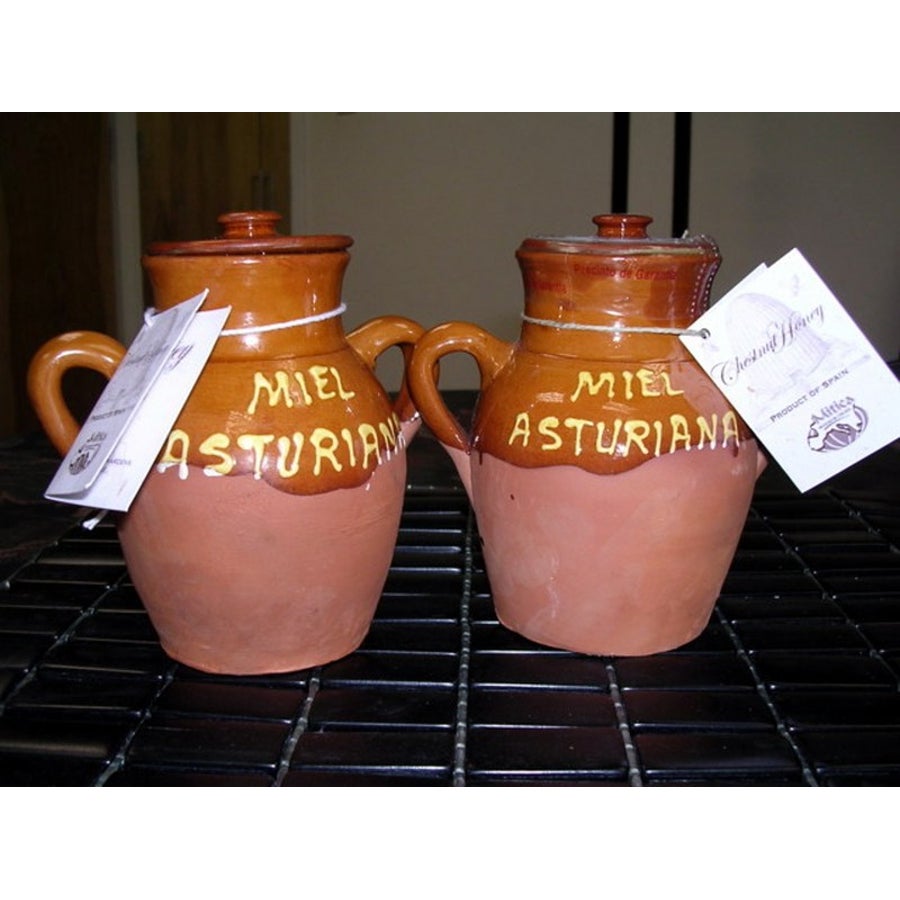 Honey, Chestnut, Crock,1 - 1.1 POUND