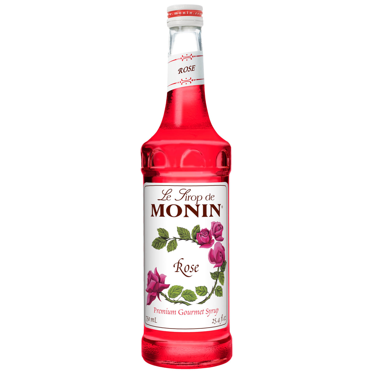 Beverage Syrup, Rose, Glass,12 - 750 ML
