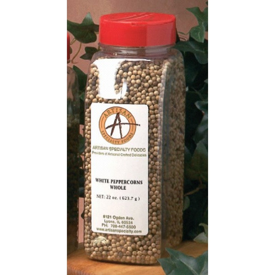 Peppercorns, Whole, White,1 - 22 OUNCE