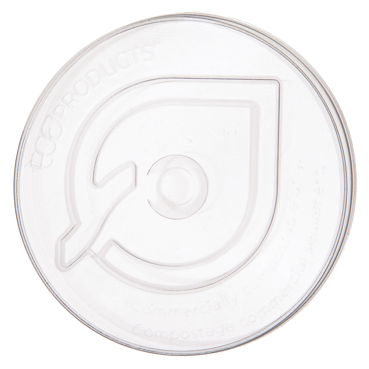 Lids, Flat, Plastic, Clear, PLA, Renewable & Compostable,10 - 100 COUNT