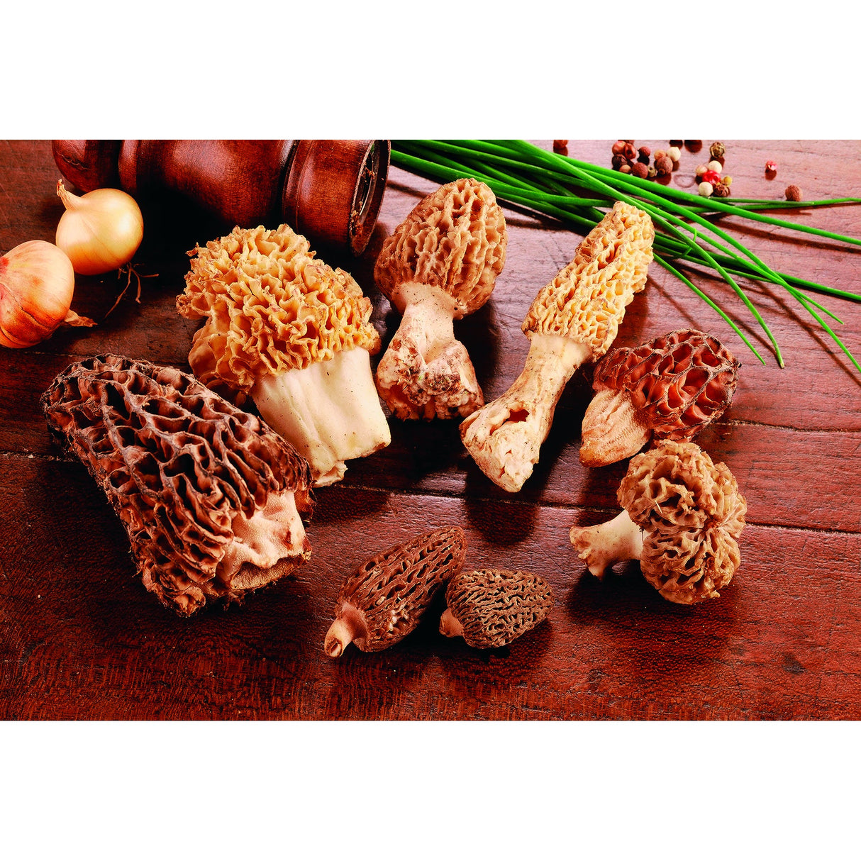 Mushrooms, Morel, Whole, Dried,1 - 1 POUND