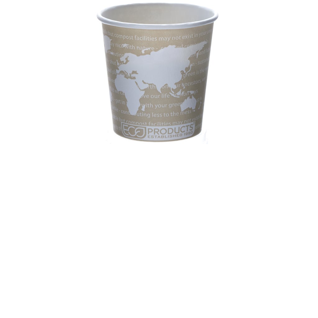 Cups, Hot, 4 Ounce, Paper, Beige, Compostable, 4 Ounce,20 - 50 COUNT