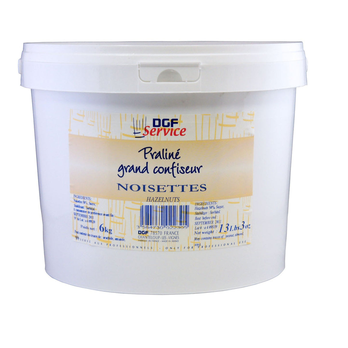 Paste, Hazelnut,1 - 13.2 POUND