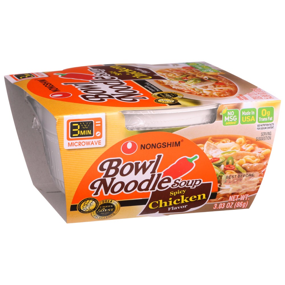 Soup, Spicy Chicken Noodle, Bowl,12 - 3.03 OUNCE