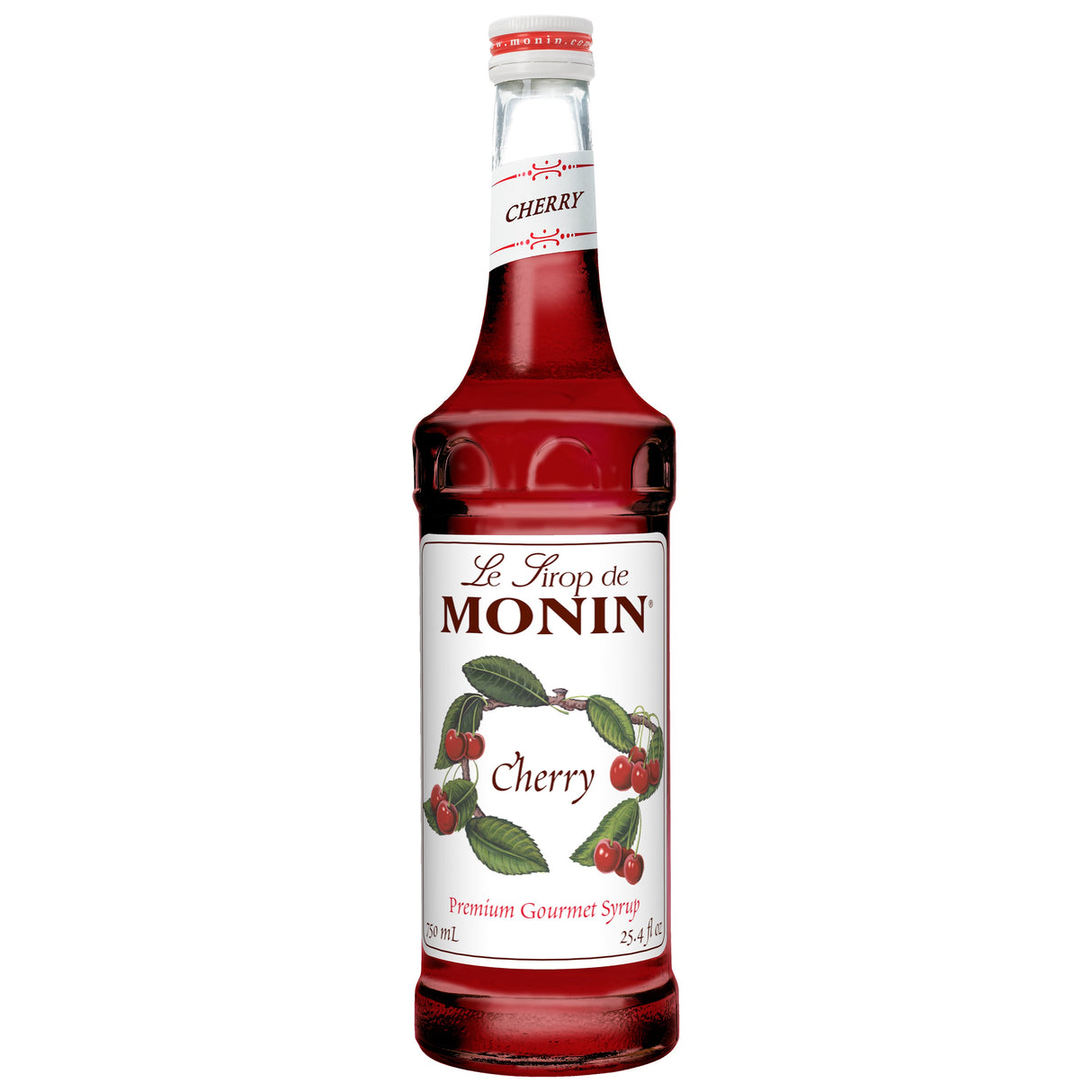 Beverage Syrup, Cherry, Glass,12 - 750 ML