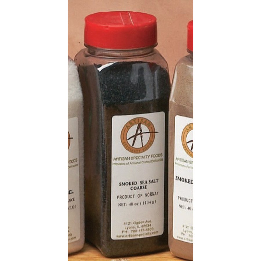Salt, Sea, Ground, Coarse, Smoked,1 - 40 OUNCE