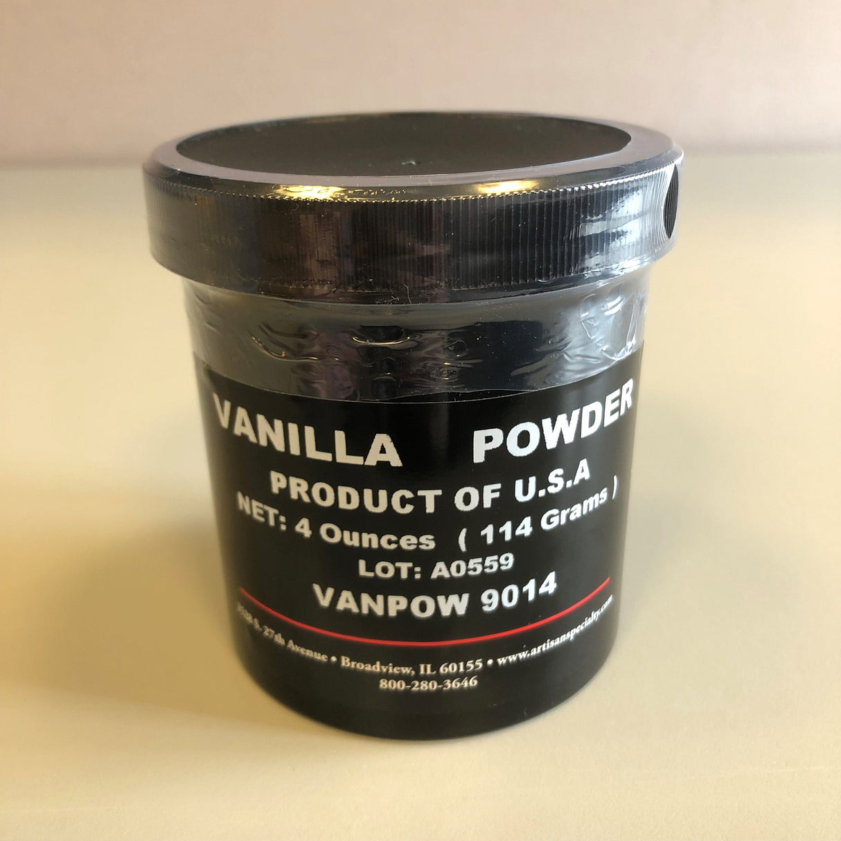 Seasoning, Vanilla Powder,1 - 4 OUNCE