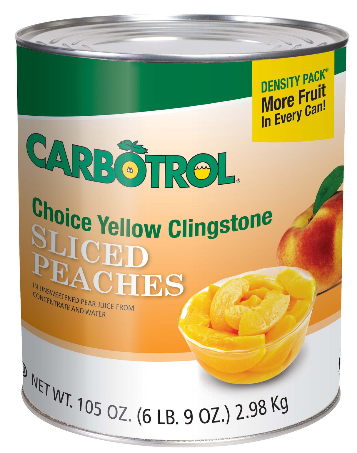 Peaches, Sliced, in Juice, #10,6 - 105 OUNCE