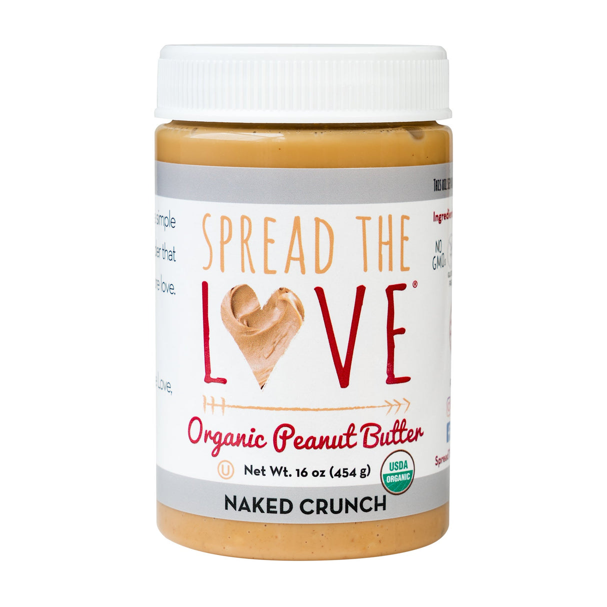Peanut Butter, Naked Crunch,6 - 16 OUNCE