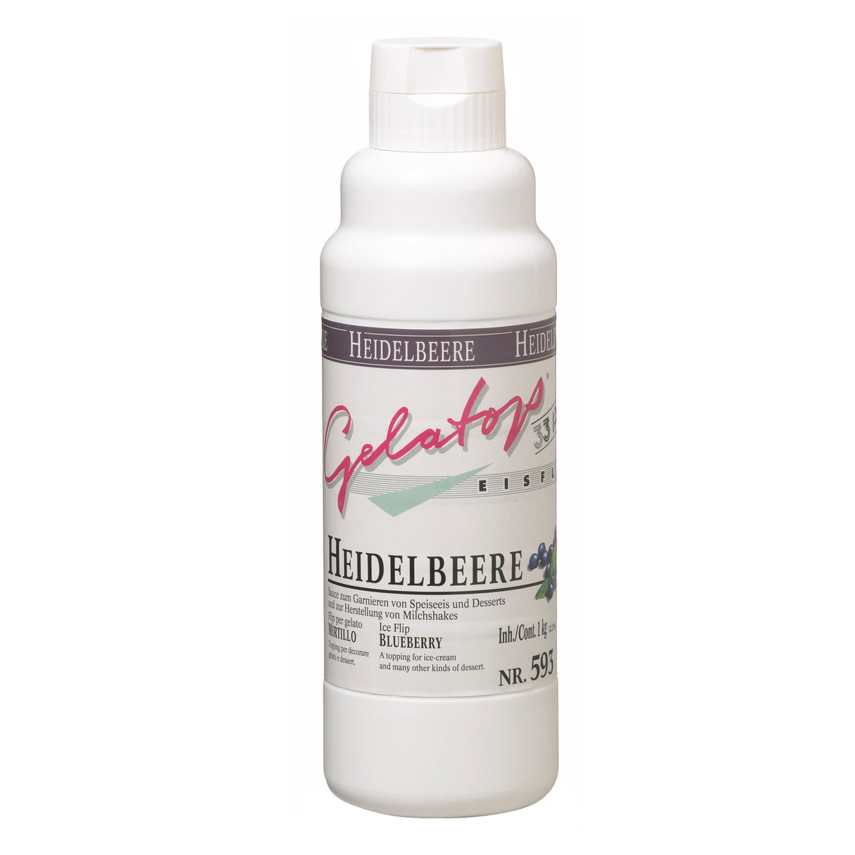 Sauce, Blueberry, Squeeze Bottle,1 - 2.2 POUND