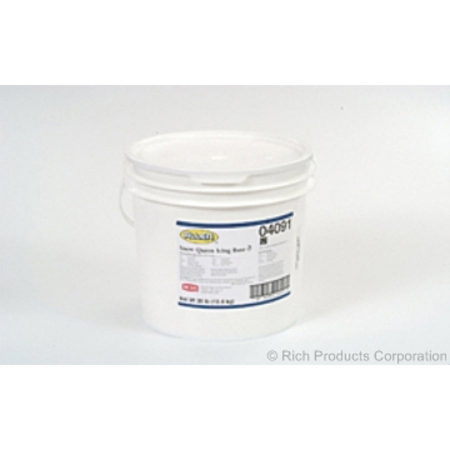 Icing Base, Snow Queen, White, Shelf-Stable,1 - 30 POUND