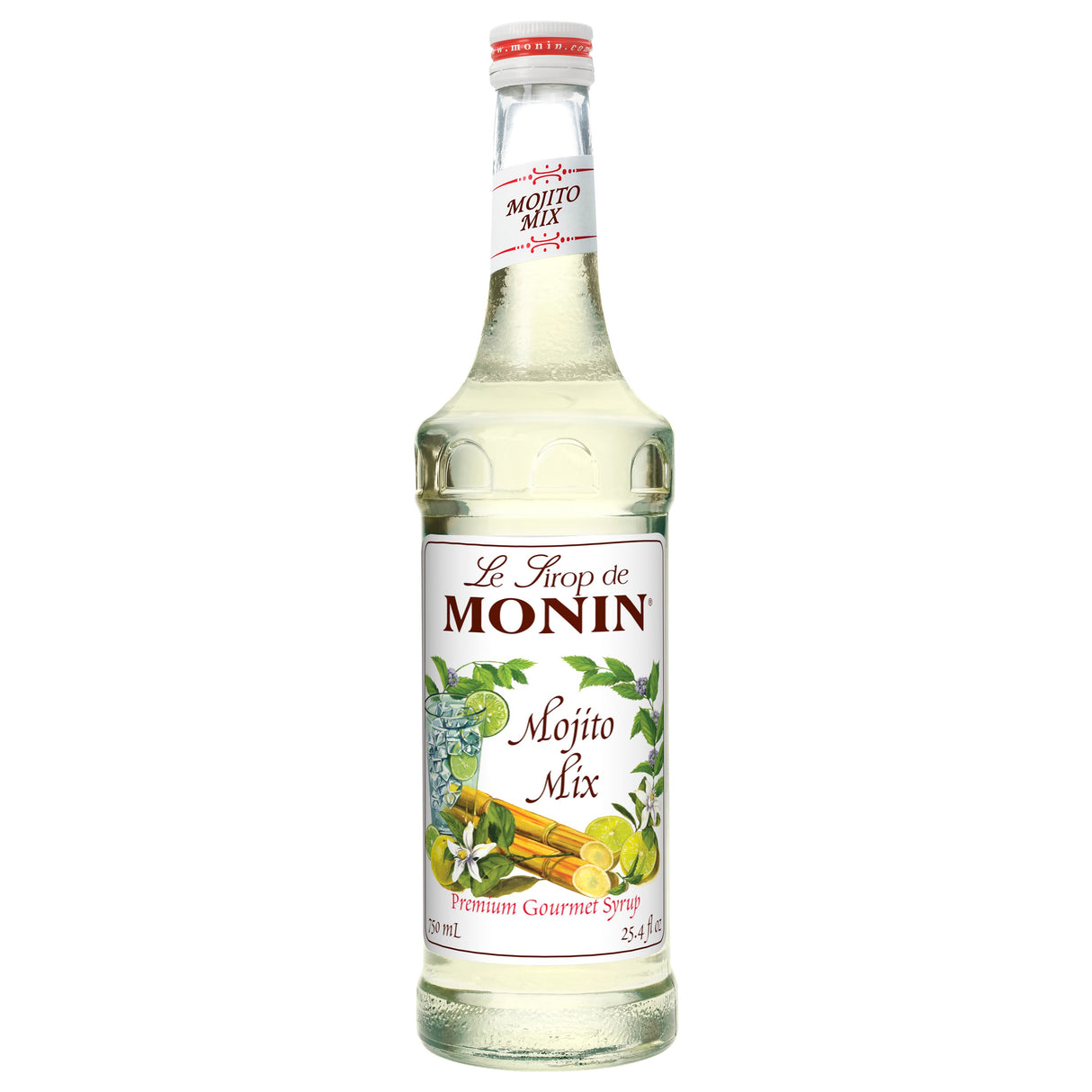 Beverage Syrup, Mojito Mix, Glass,12 - 750 ML