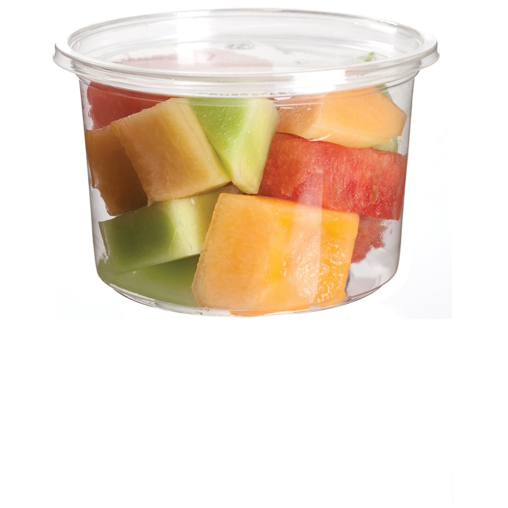 Containers, Deli, 16 ounce, Plastic, Clear, Round, PLA, 16 Ounce,10 - 50 COUNT