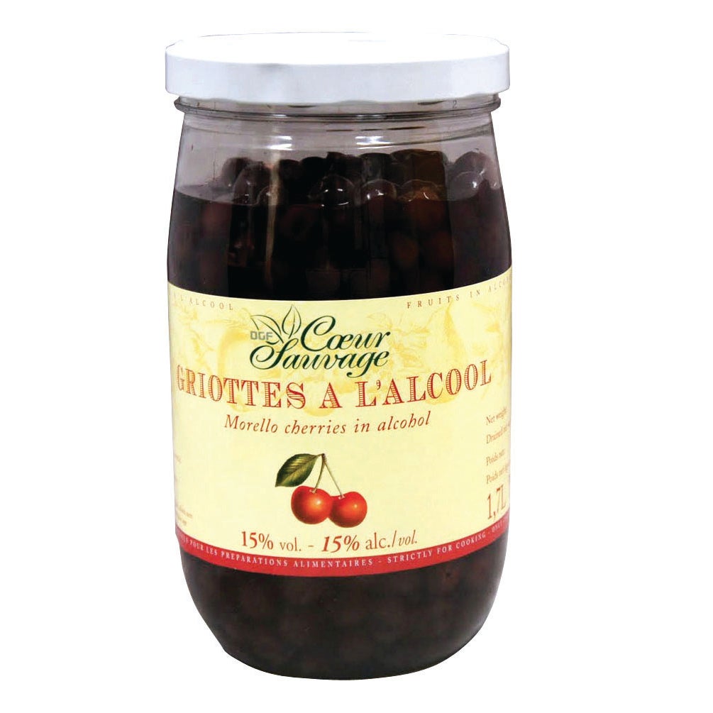 Cherries, Morello, Whole, in Brandy,6 - 2.38 POUND